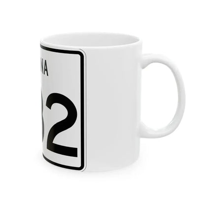 Indiana 232 (Indiana) (Road Sign) White Coffee Mug - Go Mug Yourself