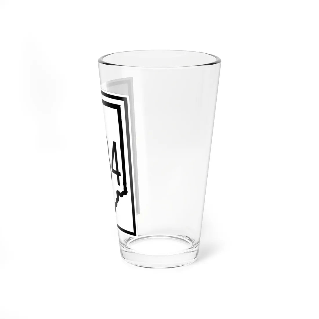 Indiana 234 1948 (Indiana) (Road Sign) Pint Glass 16oz - Go Mug Yourself
