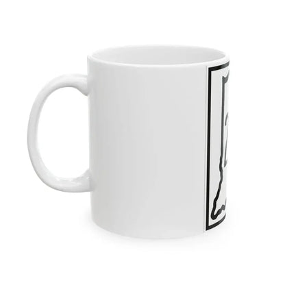 Indiana 234 1948 (Indiana) (Road Sign) White Coffee Mug - Go Mug Yourself
