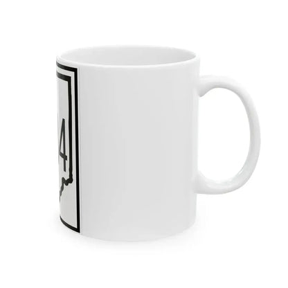 Indiana 234 1948 (Indiana) (Road Sign) White Coffee Mug - Go Mug Yourself