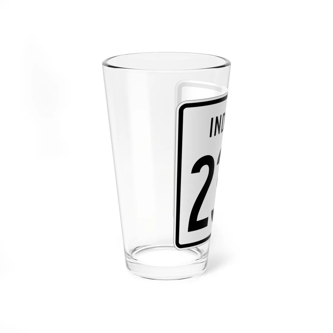 Indiana 234 1955 (Indiana) (Road Sign) Pint Glass 16oz - Go Mug Yourself