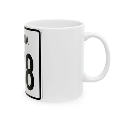 Indiana 238 1955 (Indiana) (Road Sign) White Coffee Mug - Go Mug Yourself