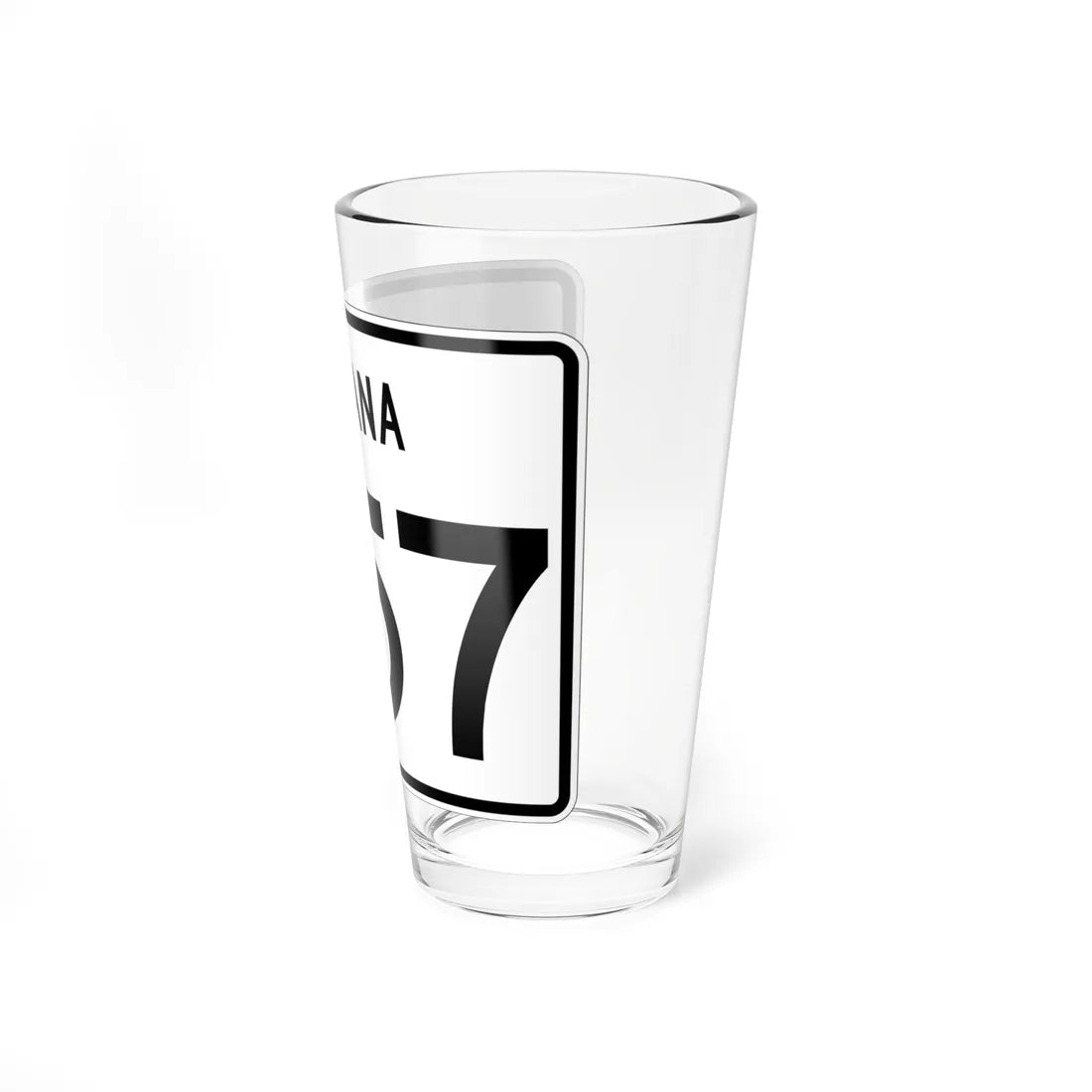 Indiana 257 (Indiana) (Road Sign) Pint Glass 16oz - Go Mug Yourself