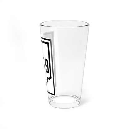 Indiana 259 1926 (Indiana) (Road Sign) Pint Glass 16oz - Go Mug Yourself