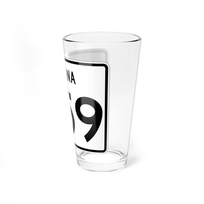 Indiana 259 (Indiana) (Road Sign) Pint Glass 16oz - Go Mug Yourself