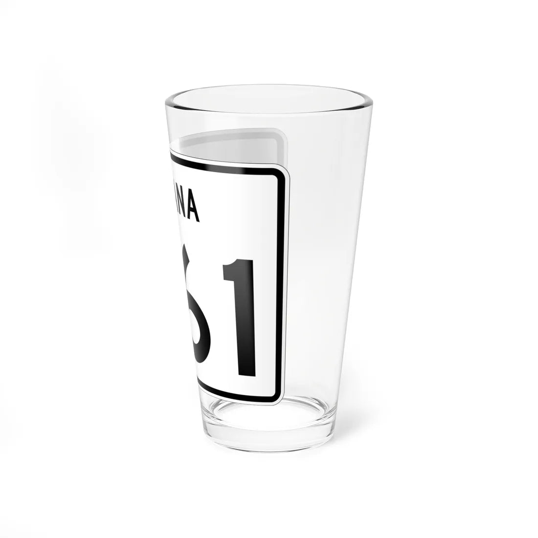 Indiana 261 (Indiana) (Road Sign) Pint Glass 16oz - Go Mug Yourself
