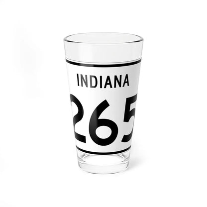 Indiana 265 (Indiana) (Road Sign) Pint Glass 16oz 16oz - Go Mug Yourself