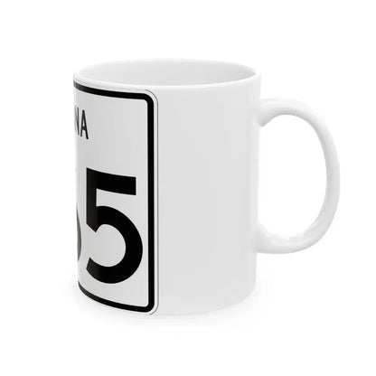 Indiana 265 (Indiana) (Road Sign) White Coffee Mug - Go Mug Yourself