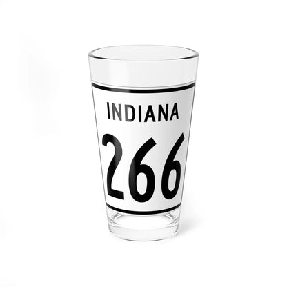Indiana 266 1955 (Indiana) (Road Sign) Pint Glass 16oz 16oz - Go Mug Yourself