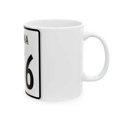 Indiana 266 1955 (Indiana) (Road Sign) White Coffee Mug - Go Mug Yourself