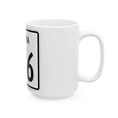 Indiana 266 1955 (Indiana) (Road Sign) White Coffee Mug - Go Mug Yourself