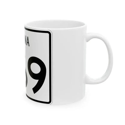 Indiana 269 (Indiana) (Road Sign) White Coffee Mug - Go Mug Yourself