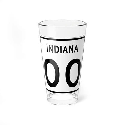 Indiana 2di (Indiana) (Road Sign) Pint Glass 16oz 16oz - Go Mug Yourself