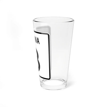 Indiana 3 1955 (Indiana) (Road Sign) Pint Glass 16oz - Go Mug Yourself