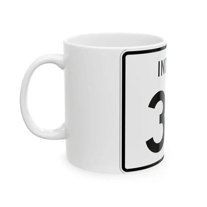 Indiana 311 (Indiana) (Road Sign) White Coffee Mug - Go Mug Yourself