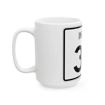 Indiana 311 (Indiana) (Road Sign) White Coffee Mug - Go Mug Yourself