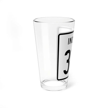 Indiana 313 1955 (Indiana) (Road Sign) Pint Glass 16oz - Go Mug Yourself