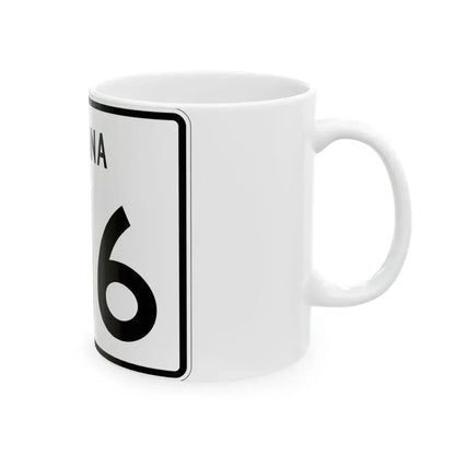 Indiana 316 (Indiana) (Road Sign) White Coffee Mug - Go Mug Yourself