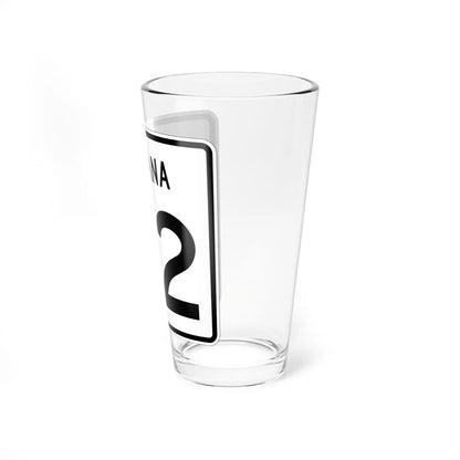 Indiana 32 (Indiana) (Road Sign) Pint Glass 16oz - Go Mug Yourself