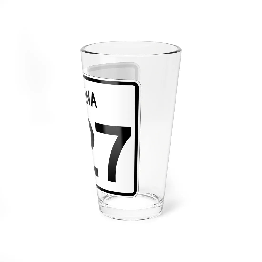 Indiana 327 (Indiana) (Road Sign) Pint Glass 16oz - Go Mug Yourself