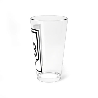 Indiana 33 (Indiana) (Road Sign) Pint Glass 16oz - Go Mug Yourself