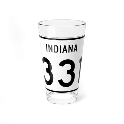 Indiana 331 (Indiana) (Road Sign) Pint Glass 16oz 16oz - Go Mug Yourself