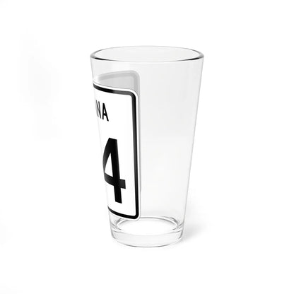 Indiana 34 (Indiana) (Road Sign) Pint Glass 16oz - Go Mug Yourself