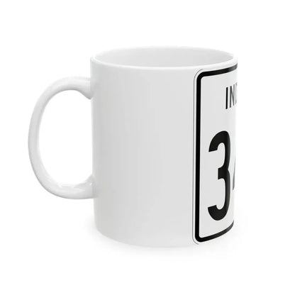 Indiana 346 1955 (Indiana) (Road Sign) White Coffee Mug - Go Mug Yourself