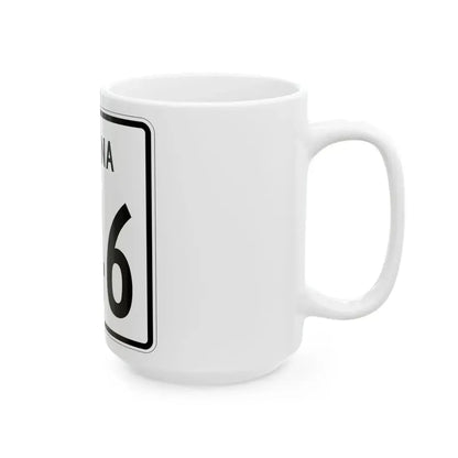 Indiana 346 1955 (Indiana) (Road Sign) White Coffee Mug - Go Mug Yourself