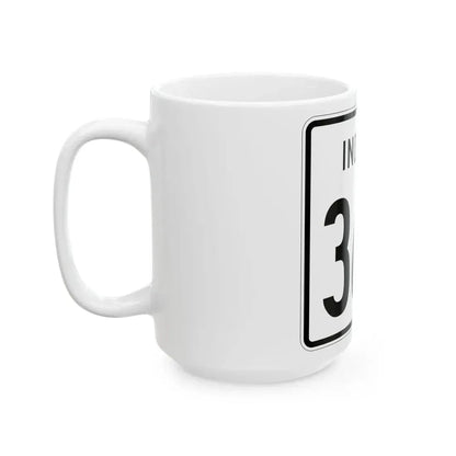 Indiana 367 1955 (Indiana) (Road Sign) White Coffee Mug - Go Mug Yourself