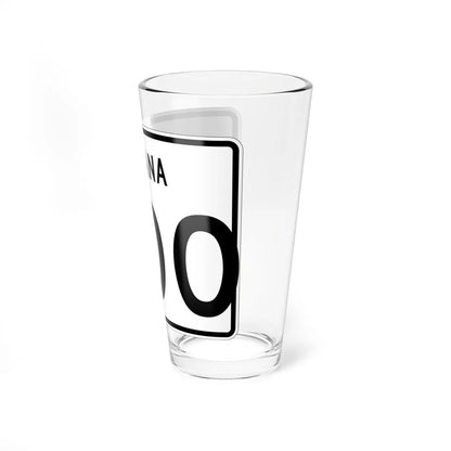 Indiana 3di (Indiana) (Road Sign) Pint Glass 16oz - Go Mug Yourself