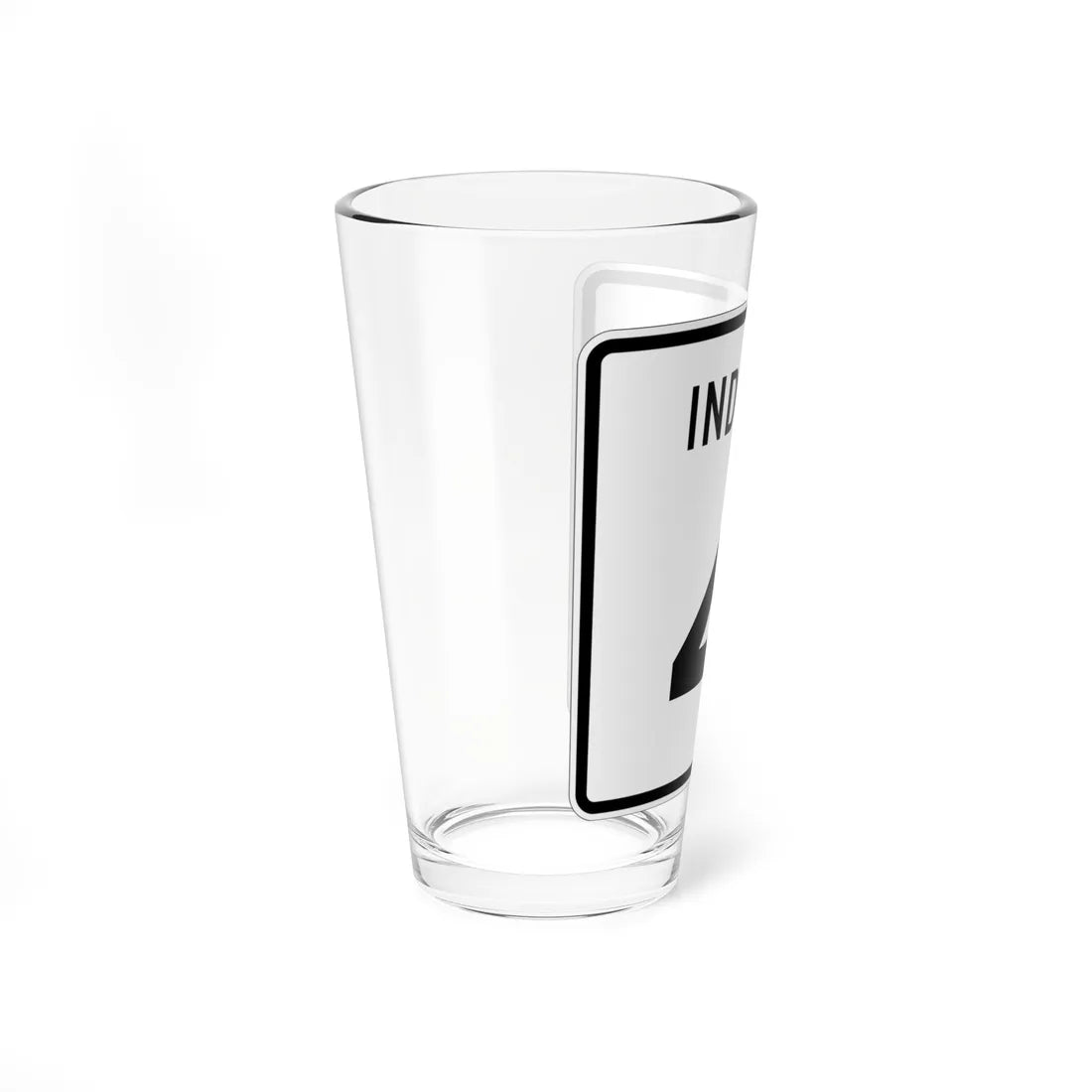 Indiana 4 1955 (Indiana) (Road Sign) Pint Glass 16oz - Go Mug Yourself