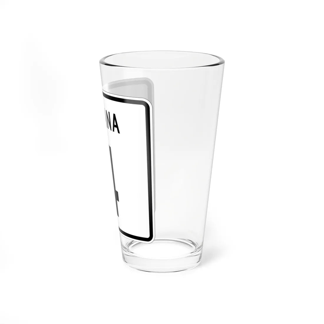 Indiana 4 (Indiana) (Road Sign) Pint Glass 16oz - Go Mug Yourself
