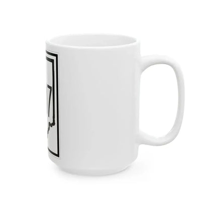 Indiana 407 (Indiana) (Road Sign) White Coffee Mug - Go Mug Yourself