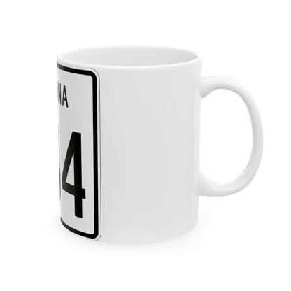 Indiana 434 1955 (Indiana) (Road Sign) White Coffee Mug - Go Mug Yourself