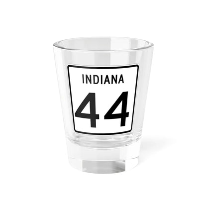 Indiana 44 (Indiana) (Road Sign) Shot Glass 1.5oz 1.5oz - Go Mug Yourself