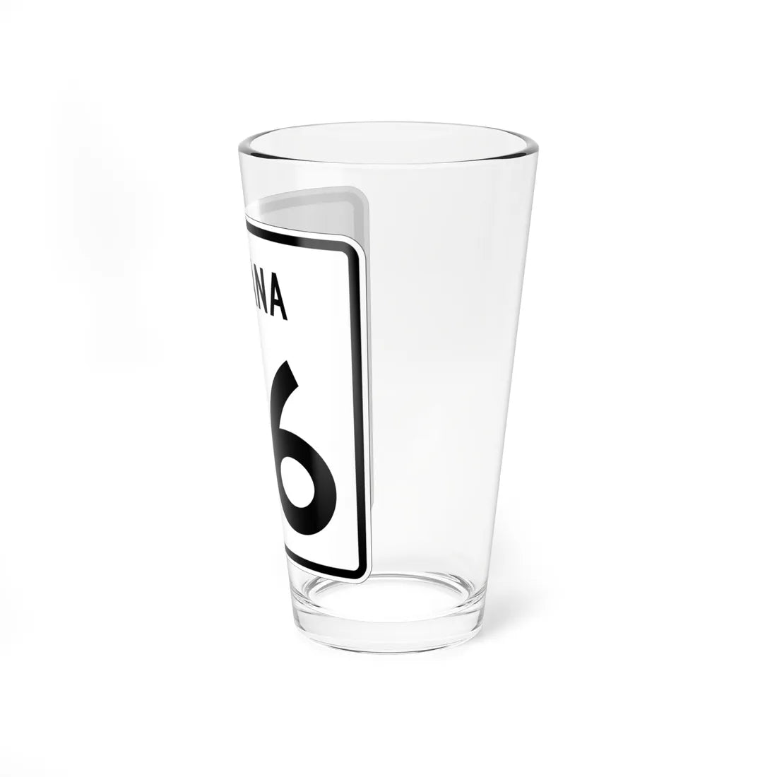Indiana 46 (Indiana) (Road Sign) Pint Glass 16oz - Go Mug Yourself