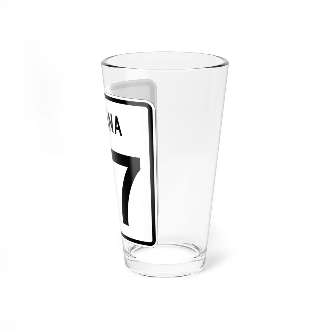 Indiana 47 (Indiana) (Road Sign) Pint Glass 16oz - Go Mug Yourself