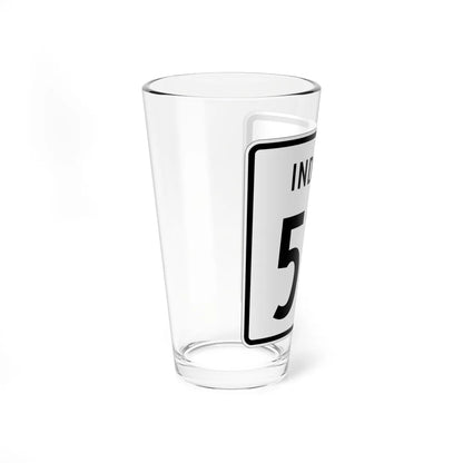 Indiana 513 1955 (Indiana) (Road Sign) Pint Glass 16oz - Go Mug Yourself