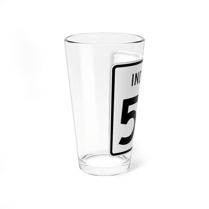 Indiana 53 (Indiana) (Road Sign) Pint Glass 16oz - Go Mug Yourself