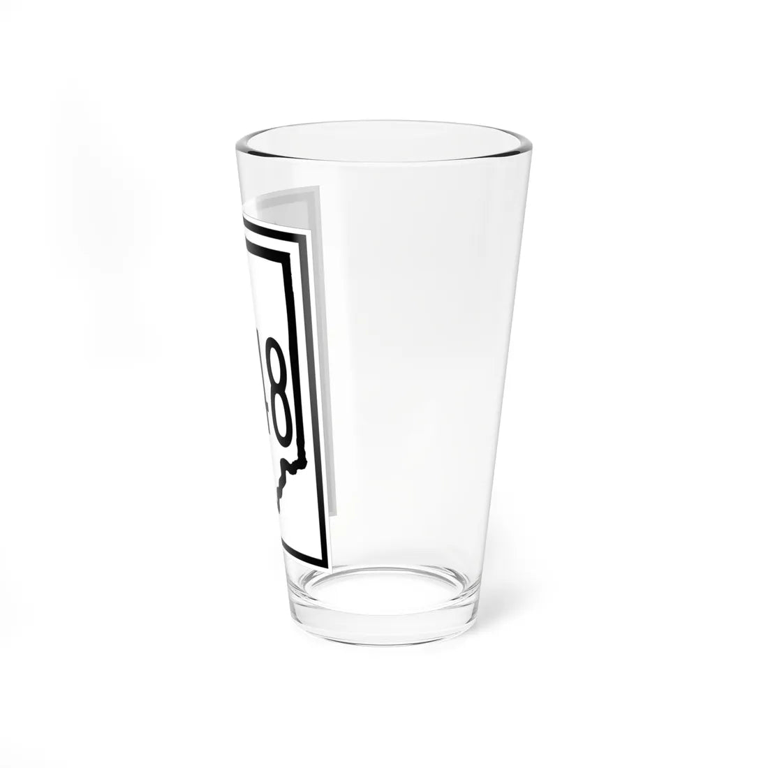 Indiana 534 1948 (Indiana) (Road Sign) Pint Glass 16oz - Go Mug Yourself
