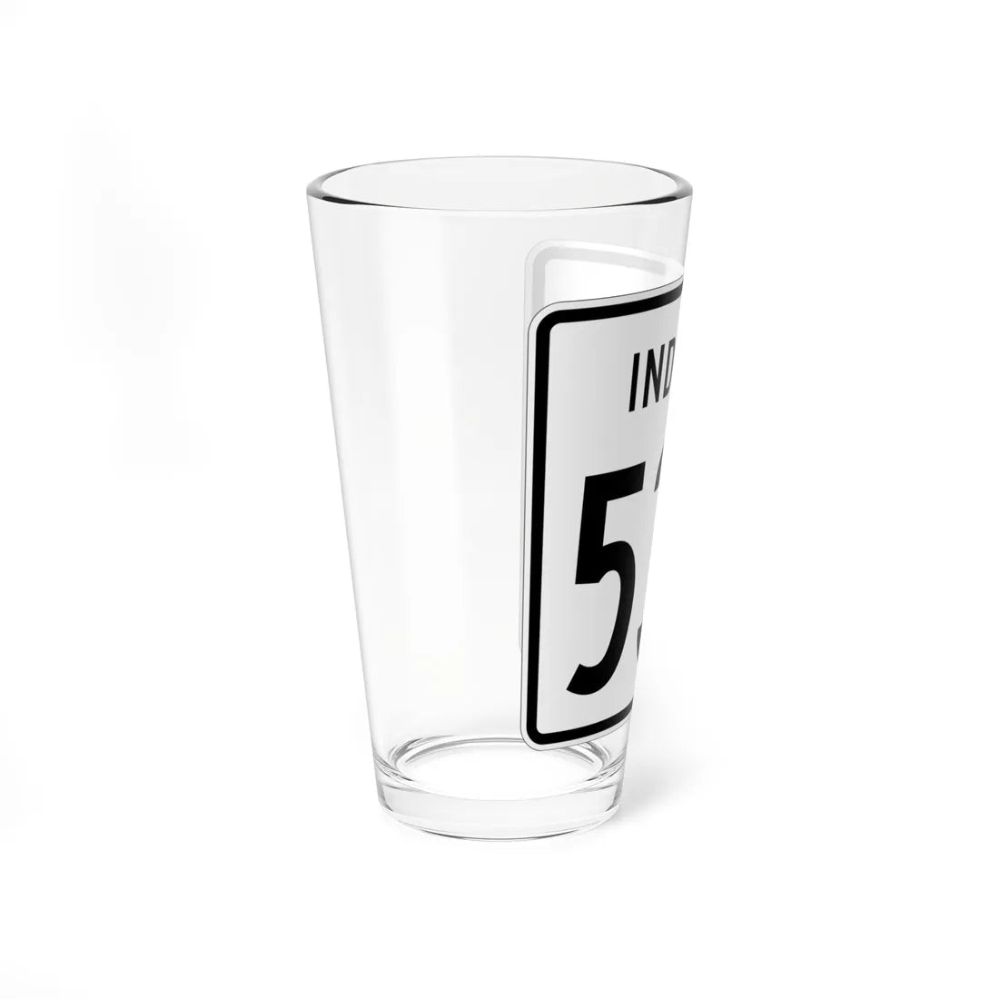 Indiana 535 1955 (Indiana) (Road Sign) Pint Glass 16oz - Go Mug Yourself