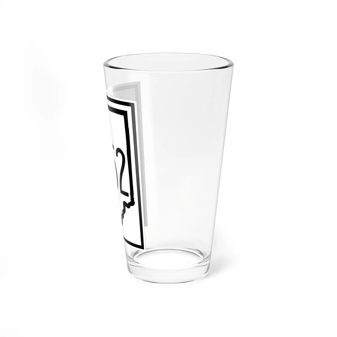Indiana 552 1948 (Indiana) (Road Sign) Pint Glass 16oz - Go Mug Yourself