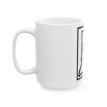 Indiana 552 1948 (Indiana) (Road Sign) White Coffee Mug - Go Mug Yourself