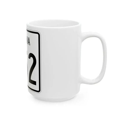 Indiana 552 1955 (Indiana) (Road Sign) White Coffee Mug - Go Mug Yourself