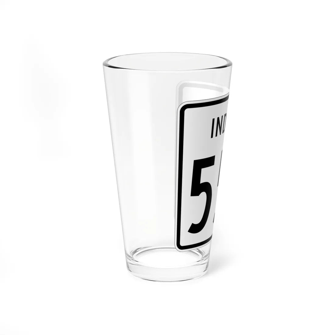 Indiana 555 1955 (Indiana) (Road Sign) Pint Glass 16oz - Go Mug Yourself