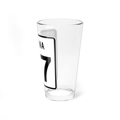 Indiana 57 (Indiana) (Road Sign) Pint Glass 16oz - Go Mug Yourself