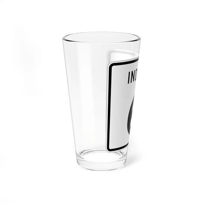 Indiana 6 1955 (Indiana) (Road Sign) Pint Glass 16oz - Go Mug Yourself