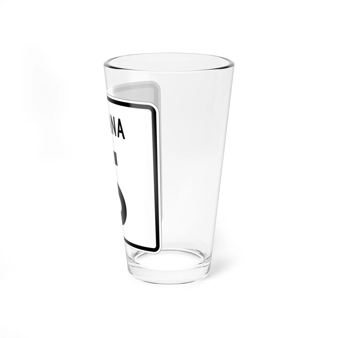 Indiana 6 1955 (Indiana) (Road Sign) Pint Glass 16oz - Go Mug Yourself