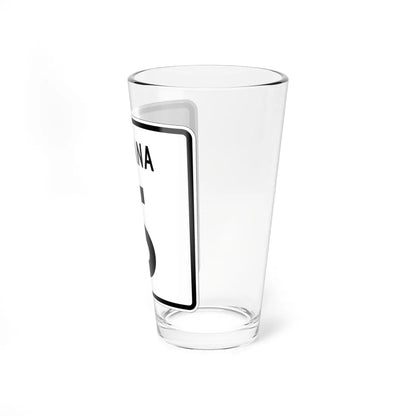 Indiana 6 1955 (Indiana) (Road Sign) Pint Glass 16oz - Go Mug Yourself